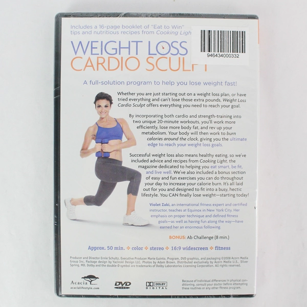 Weight Loss Cardio Sculpt DVD with Violet Zaki - New & Sealed 2008