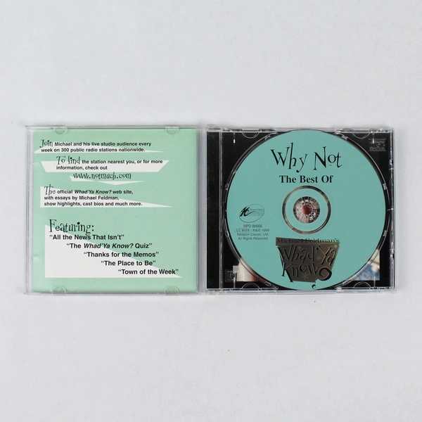 Michael Feldman Whad' Ya Know? 1999 CD - Good Condition, Tested