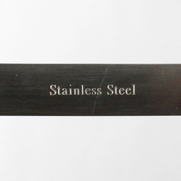 Set of 4 Stainless Steel and Silicone Kitchen Utensils Silver Black