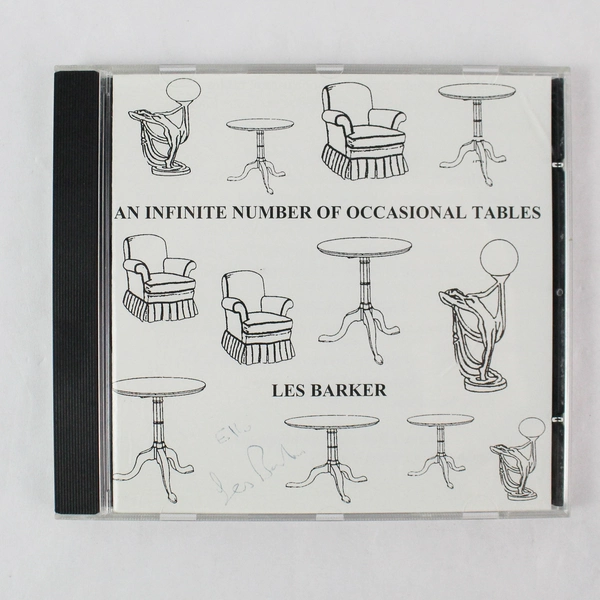 Signed Les Barker "An Infinite Number of Occasional Tables" 1991 CD