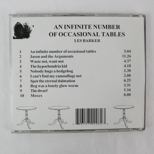 Signed Les Barker "An Infinite Number of Occasional Tables" 1991 CD