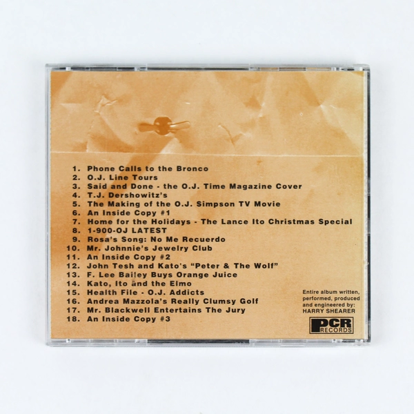 O.J. On Trial: The Early Years Audio CD by Harry Shearer 1995