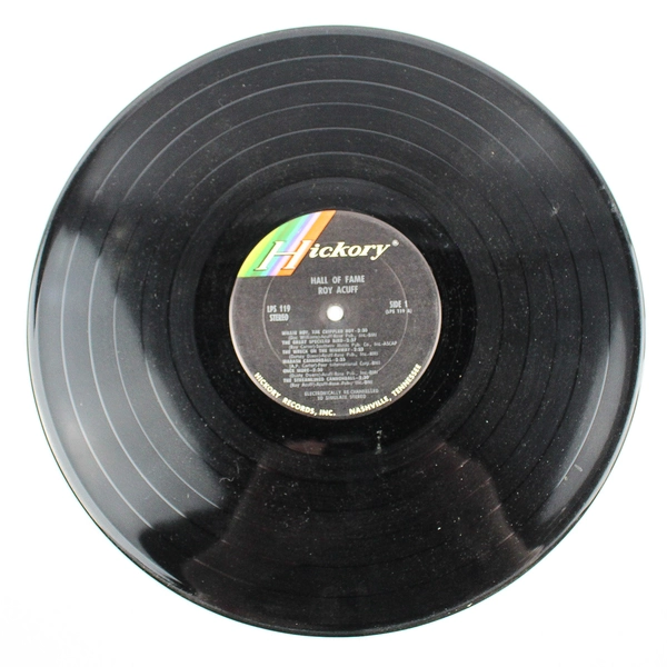 Roy Acuff Hall Of Fame LP 12" Vinyl Record Album First Edition