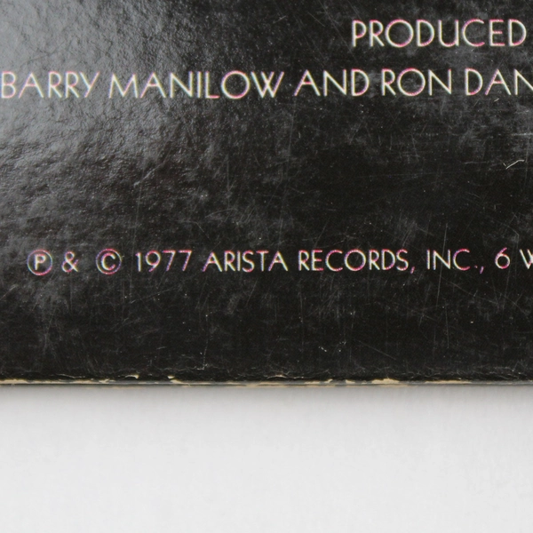 Barry Manilow Live 12" Double LP 1977