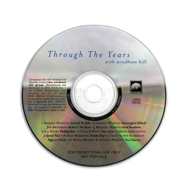 Through The Years With Windham Hill 1999 CD - Good Condition