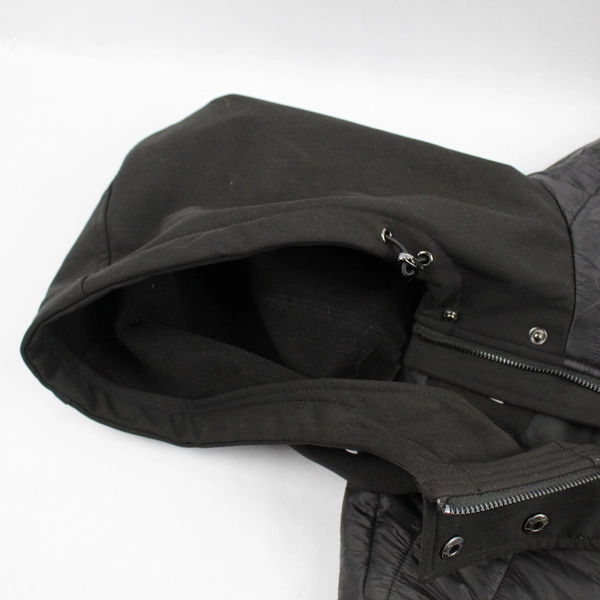 Ikazz Women's Winter Coat Sz M Black Lightweight Hooded Zip-Up