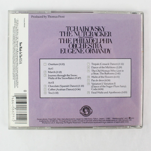 Tchaikovsky The Nutcracker Opus 71 1983 CBS CD - Pre-Owned, Collectible