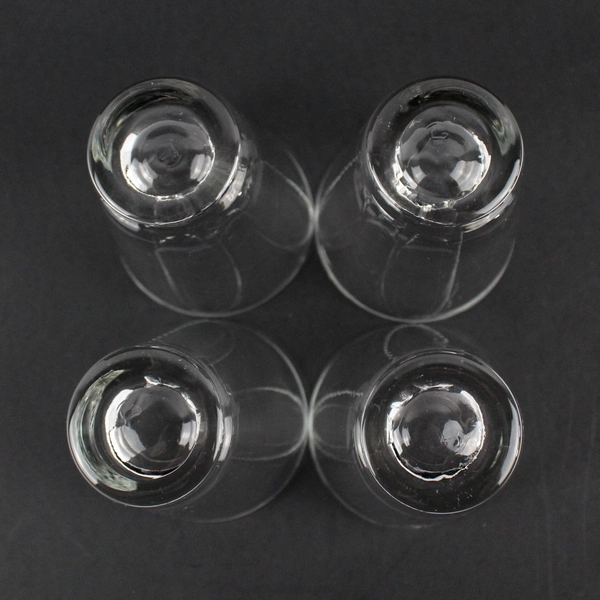 Set of 4 Libbey Clear Flared Drinking Glasses Drinkware Barware