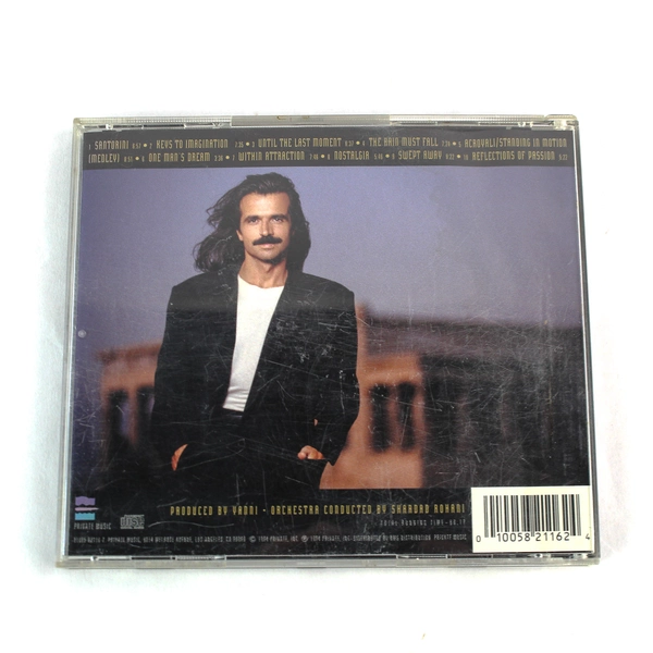 Yanni Live At The Acropolis CD Album 1994 - Good Condition, Instrumental Music