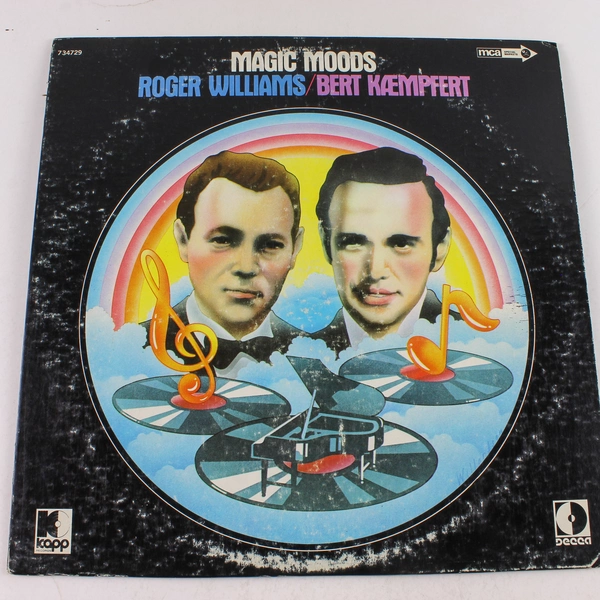 Roger Williams Bert Kaempfert Magic Moods 1970 Vinyl Record DL-734729