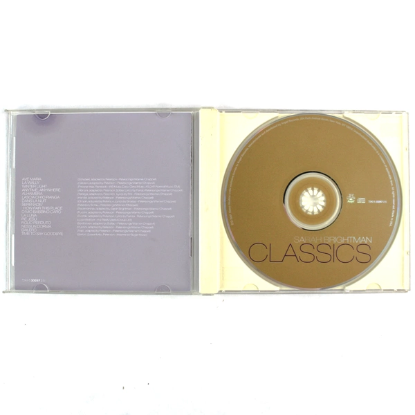 Sarah Brightman Classics 2001 CD Nemo Studios Classical Crossover Music
