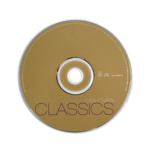 Sarah Brightman Classics 2001 CD Nemo Studios Classical Crossover Music