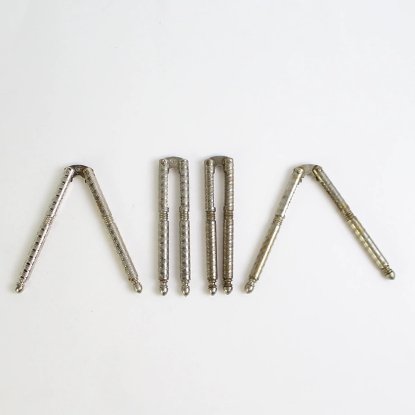 Lot of 4 HMQ Handheld Spring Jointed Metal Nutcrackers