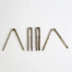 Lot of 4 HMQ Handheld Spring Jointed Metal Nutcrackers