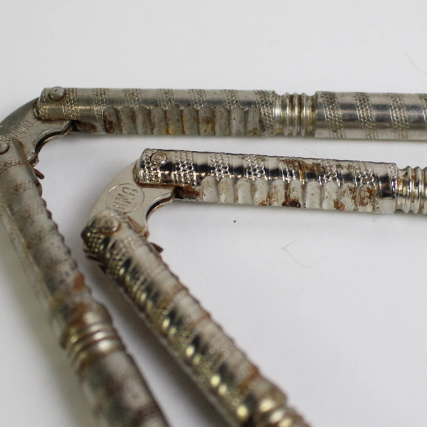 Lot of 4 HMQ Handheld Spring Jointed Metal Nutcrackers