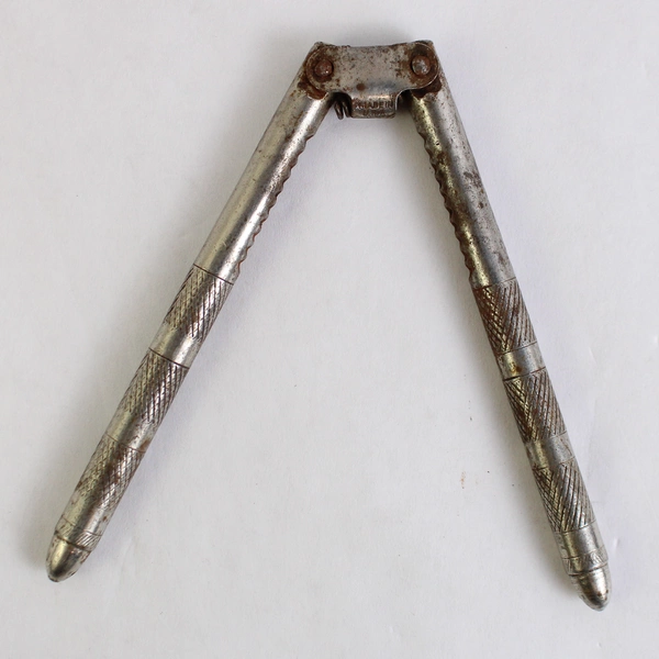 Antique Metal Spring Jointed Nutcrackers U S Patent Date Oct. 22,1918