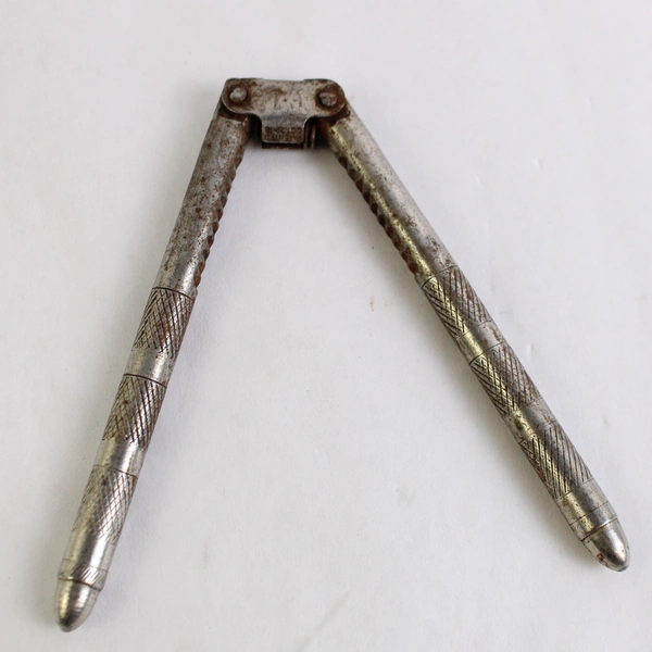 Antique Metal Spring Jointed Nutcrackers U S Patent Date Oct. 22,1918