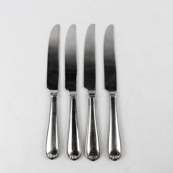 Set of 4 Reed & Barton Domain French Dinner Knife Stainless Steel 9.5"
