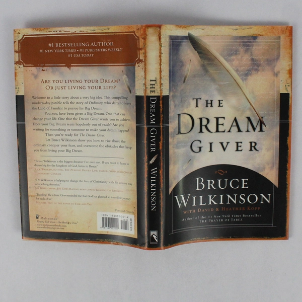 The Dream Giver by Bruce Wilkinson A Modern Day Parable 2003 Hardcover DJ