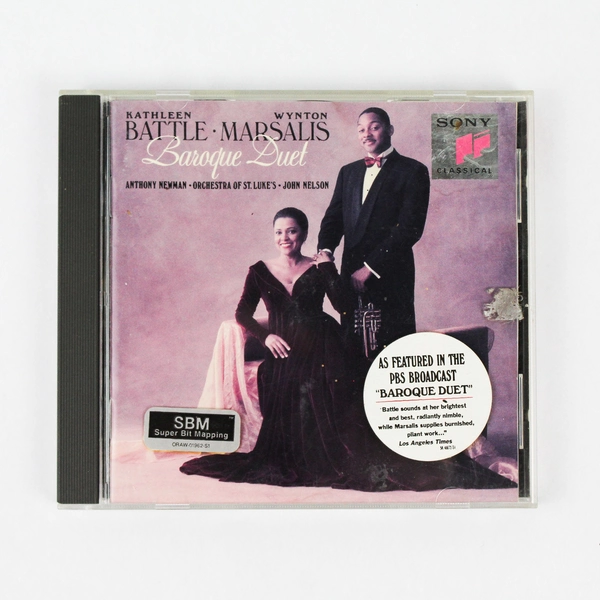 Kathleen Battle & Wynton Marsalis Baroque Duet CD 1992 Sony Music Good