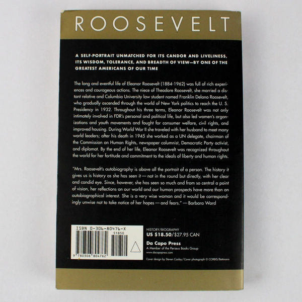 The Autobiography Of Eleanor Roosevelt 1992 Da Capo Press Paperback