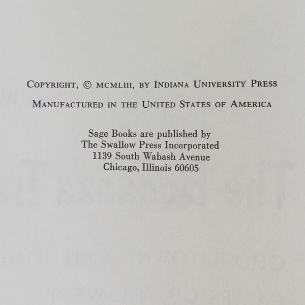 Vintage The Bonanza Trail by Muriel Sibell Wolle 1953 Paperback