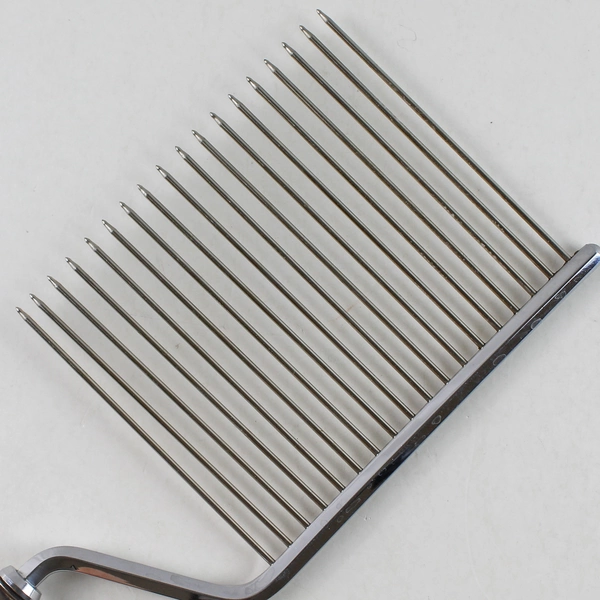 Vintage Silver Plate Handle Cake Breaker Tool Light Tarnish