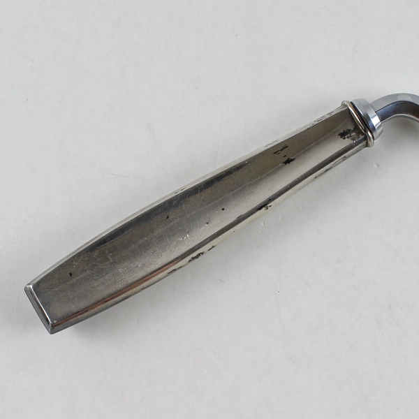 Vintage Silver Plate Handle Cake Breaker Tool Light Tarnish