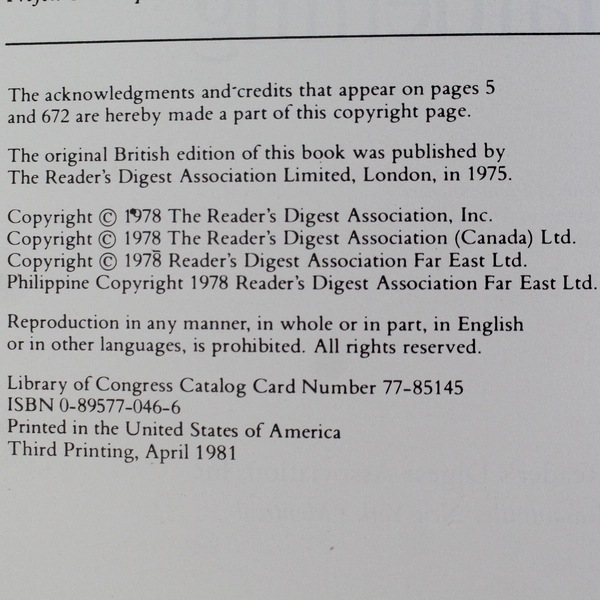 Vintage Reader's Digest Illustrated Guide To Gardening 1981 Hardcover