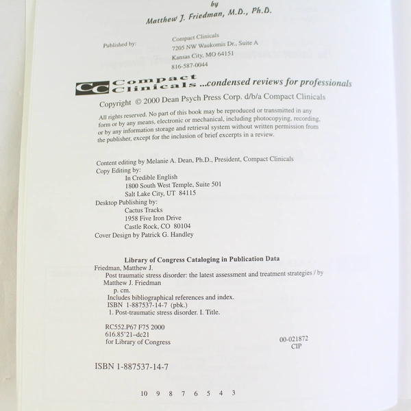 Post Traumatic Stress Disorder: The Latest Assessment and Treatment Strategies