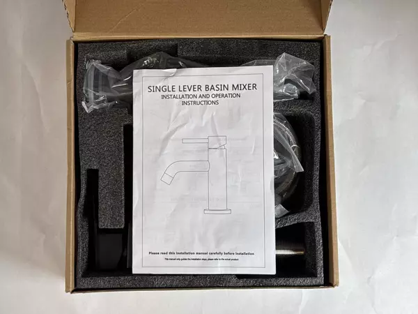 New Kenes LJ-9031-2 Single Matte Black Bathroom Faucet