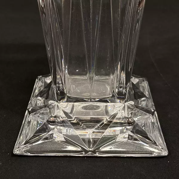 Vintage PartyLite Quad Prism Crystal 7" Vase Germany