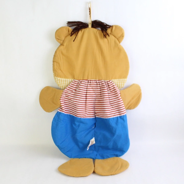 Vintage 1980s Russ Berrie Boo Boo Bear Cloth Pajama Holder