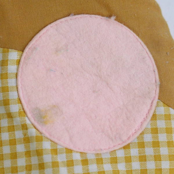 Vintage 1980s Russ Berrie Boo Boo Bear Cloth Pajama Holder