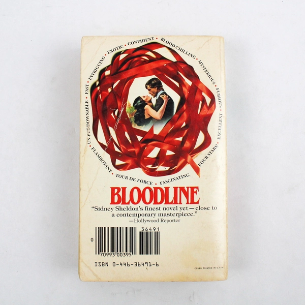 Bloodline Paperback Book by Sidney Sheldon 1977