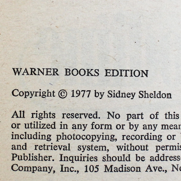 Bloodline Paperback Book by Sidney Sheldon 1977