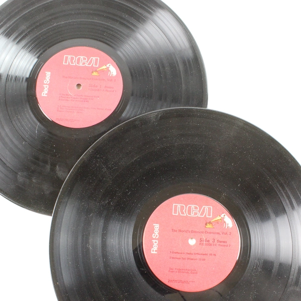 The World's Great Overtures Vol. 2 Vinyl Record 2 LP Set - Pre-owned, Tape