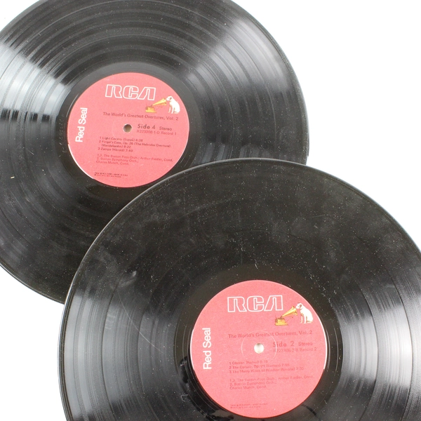 The World's Great Overtures Vol. 2 Vinyl Record 2 LP Set - Pre-owned, Tape