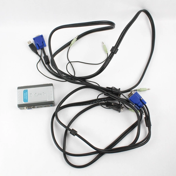 D-Link KVM-221 2-Port USB KVM Switch with Audio Support