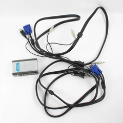 D-Link KVM-221 2-Port USB KVM Switch with Audio Support