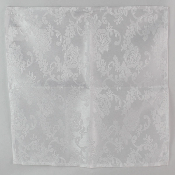 Set of 4 Sultan's Linens Jacquard Napkins 17"x17" Elegant Dining Decor