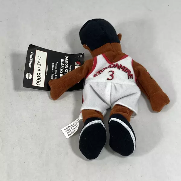 1999 Trail Blazers Damon Stoudamire L.E. Plush #3 Rare NBA Collectible