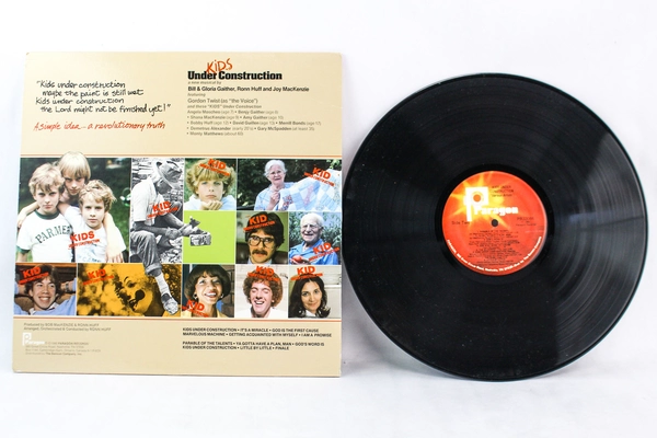 Vintage Paragon Records Kids Under Construction 1980 12" Vinyl - Pre-owned