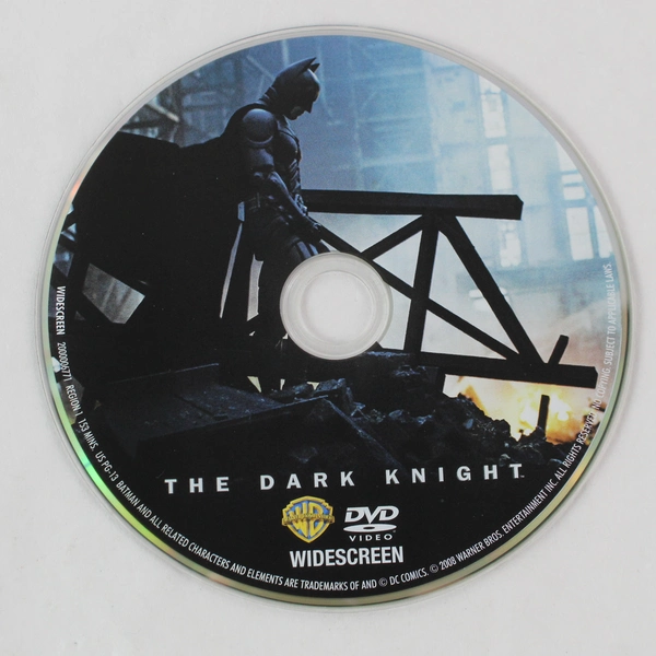 The Dark Knight DVD 2008 Widescreen Christian Bale Heath Ledger - Good Condition