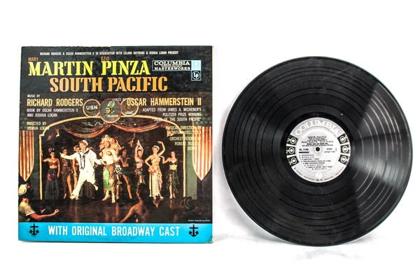 Vintage Columbia Masterworks South Pacific Original Broadway Cast 12" Vinyl