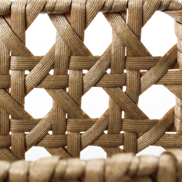 Beige Woven Desktop Vertical File Sorter Organizer