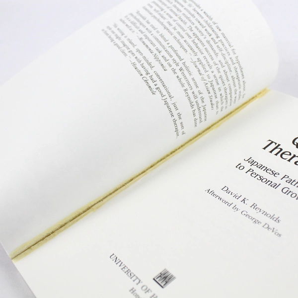 Quiet Therapies: Japanese Pathways to Personal Growth by David K. Reynolds 1982