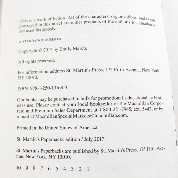 A Stardance Summer: An Eternity Springs Novel by Emily March 2017 Paperback