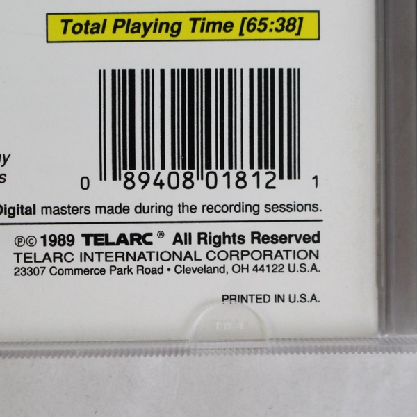 Walton: Belshazzar's Feast & Bernstein: Chichester Psalms Telarc CD