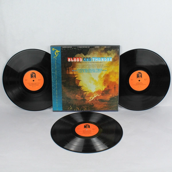 VTG Sine Qua Non Blood And Thunder Vinyl Record Set SQN-137/3 Romantic Era